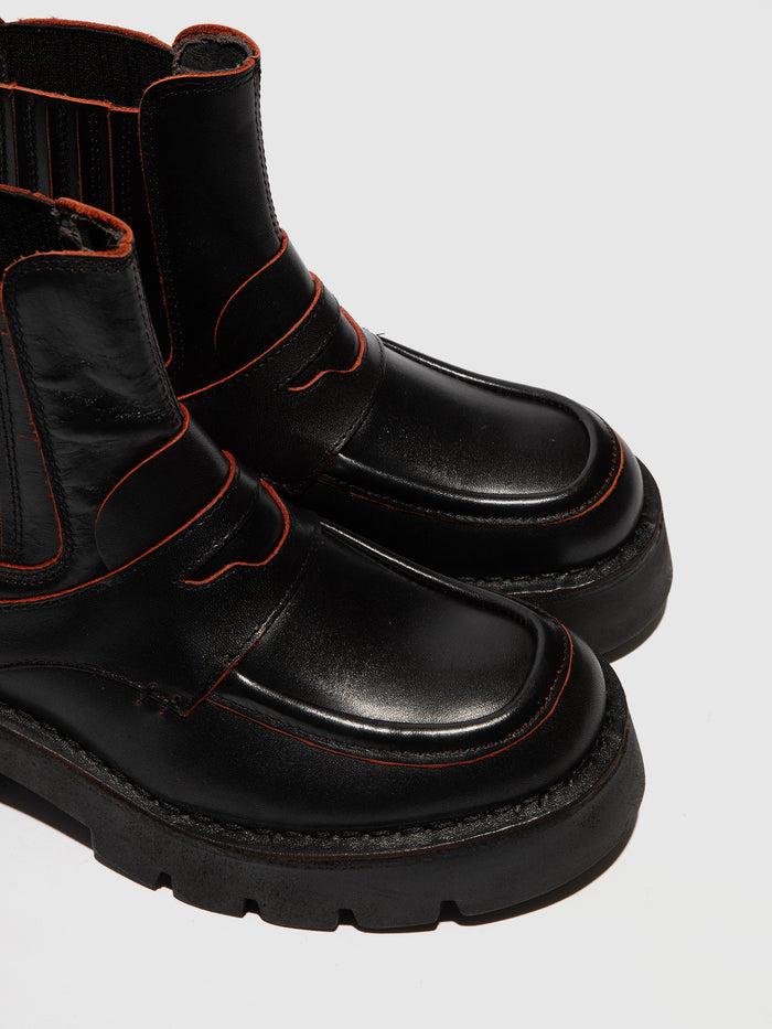 Flowfold Chelsea Ankle Boots BUKI159FLY JAVA BLACK