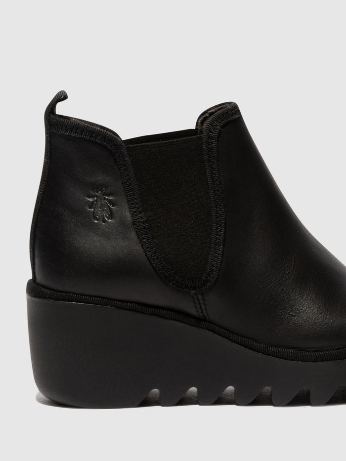 Flowfold Chelsea Ankle Boots BYNE349FLY BLACK