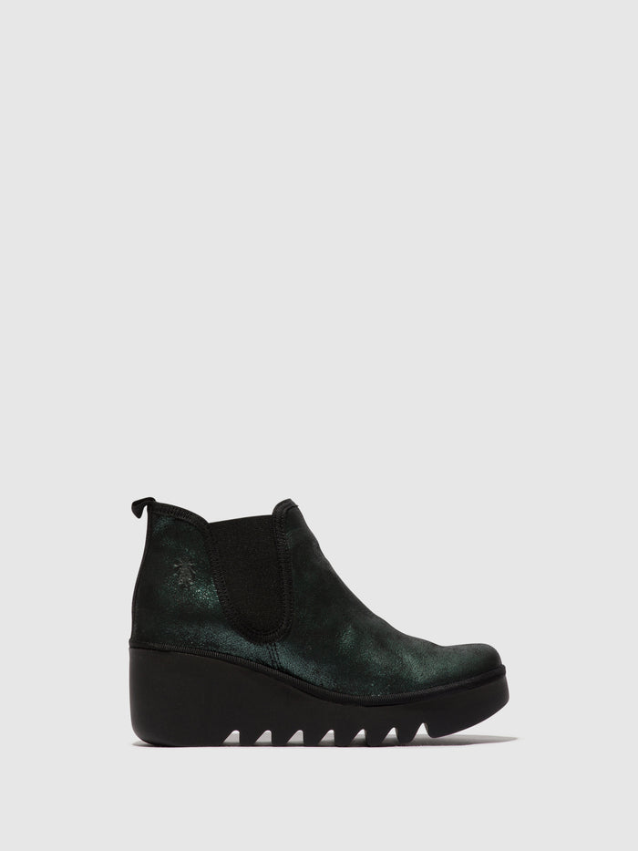 flowfold Chelsea Ankle Boots BYNE349FLY GREEN