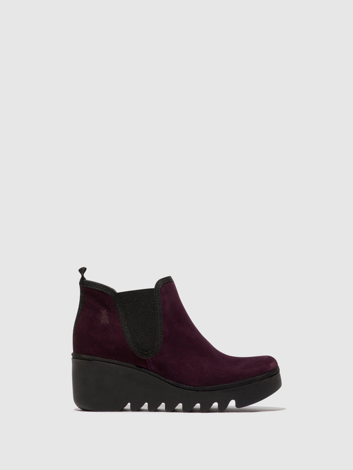 flowfold Chelsea Ankle Boots BYNE349FLY PURPLE