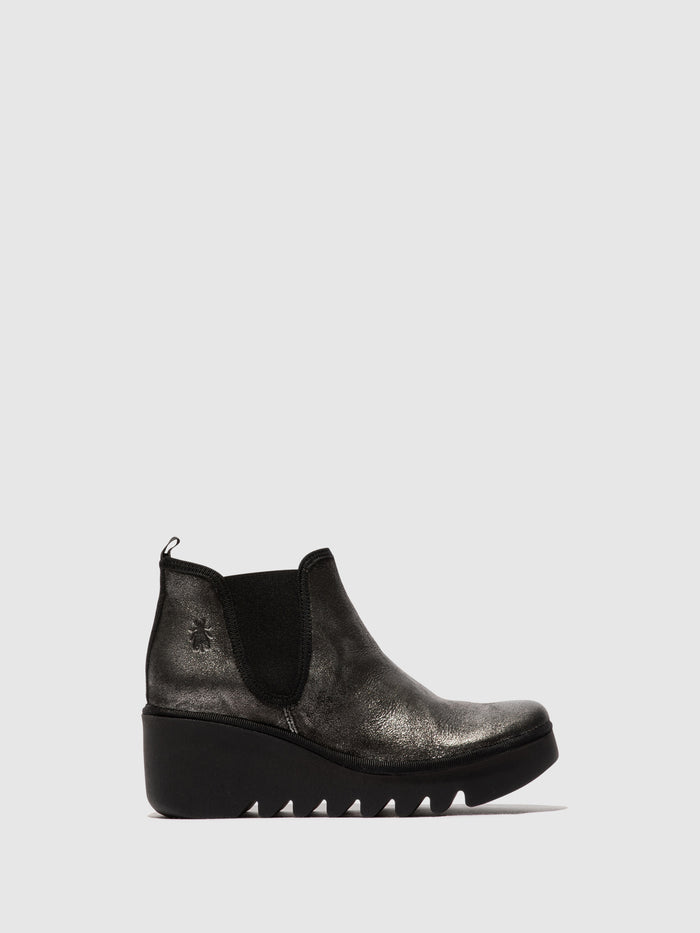 flowfold Chelsea Ankle Boots BYNE349FLY SILVER