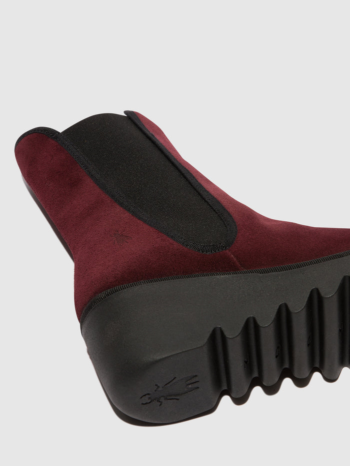 Flowfold Chelsea Ankle Boots BYRO395FLY WINE