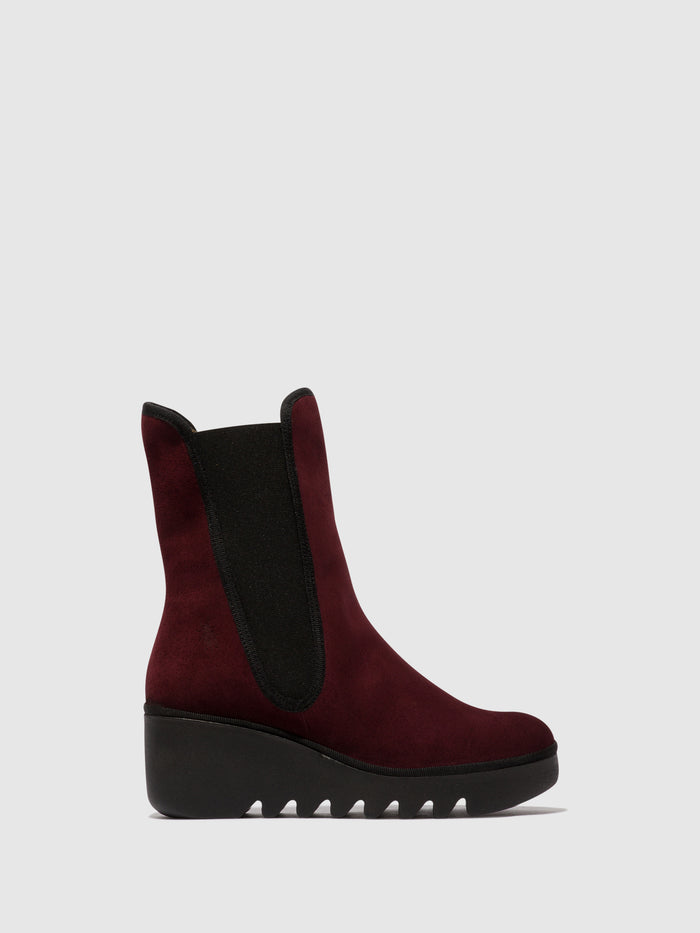 flowfold Chelsea Ankle Boots BYRO395FLY WINE