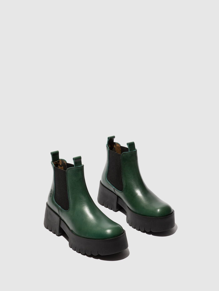 Flowfold Chelsea Ankle Boots EXIA123FLY PETROL