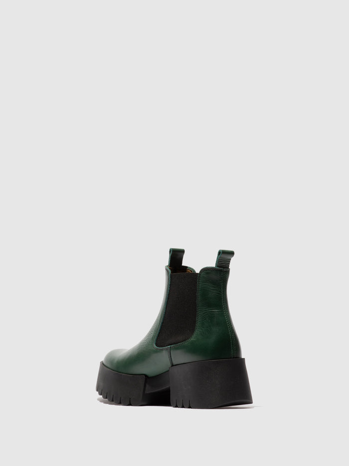 Flowfold Chelsea Ankle Boots EXIA123FLY PETROL