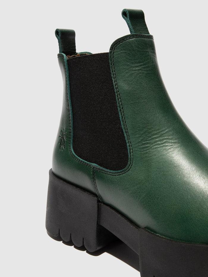Flowfold Chelsea Ankle Boots EXIA123FLY PETROL