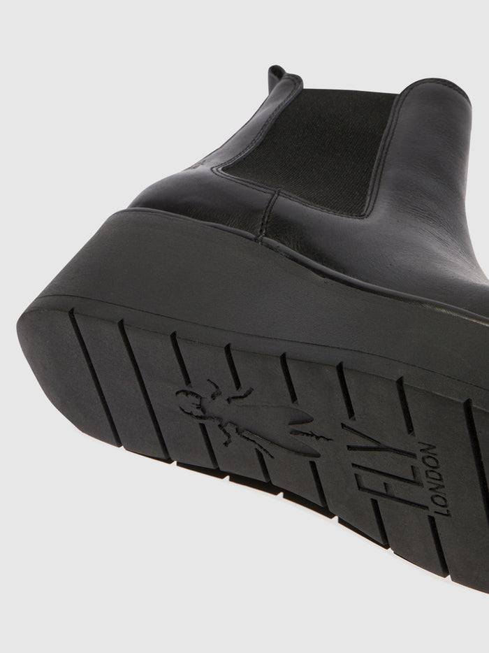 Flowfold Chelsea Ankle Boots HAMA238FLY BLACK