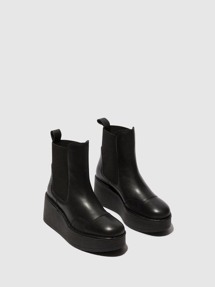 Flowfold Chelsea Ankle Boots HARY256FLY BLACK