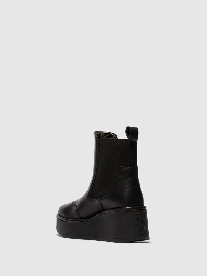 Flowfold Chelsea Ankle Boots HARY256FLY BLACK