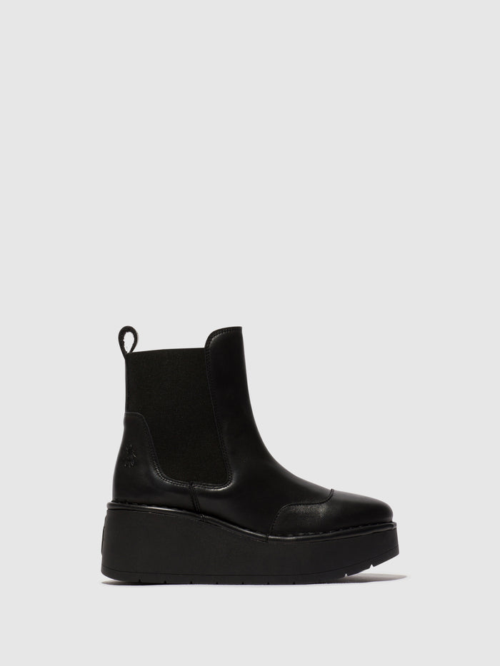 flowfold Chelsea Ankle Boots HARY256FLY BLACK