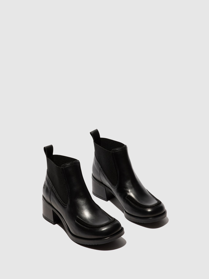 Flowfold Chelsea Ankle Boots KATH016FLY BLACK