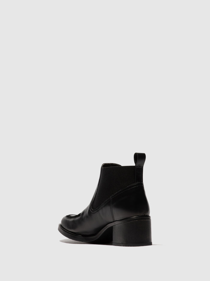 Flowfold Chelsea Ankle Boots KATH016FLY BLACK
