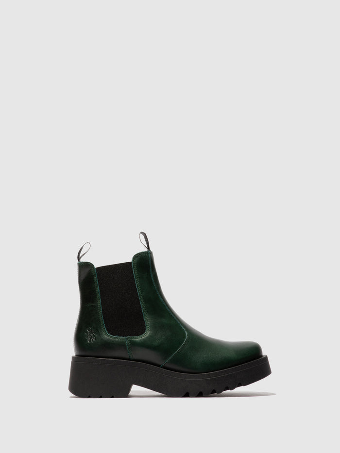 flowfold Chelsea Ankle Boots MEDI789FLY PETROL