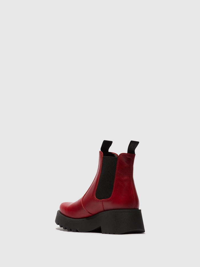 Flowfold Chelsea Ankle Boots MEDI789FLY RED