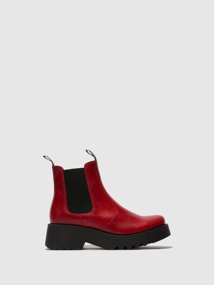 flowfold Chelsea Ankle Boots MEDI789FLY RED