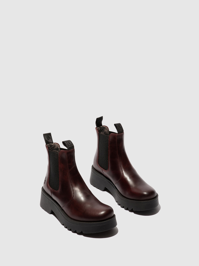 Flowfold Chelsea Ankle Boots MEDI789FLY WINE