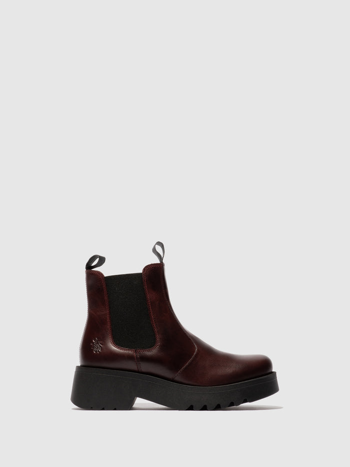 flowfold Chelsea Ankle Boots MEDI789FLY WINE