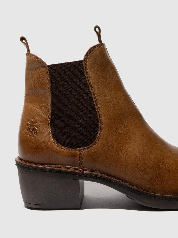 Flowfold Chelsea Ankle Boots MEME030FLY CAMEL