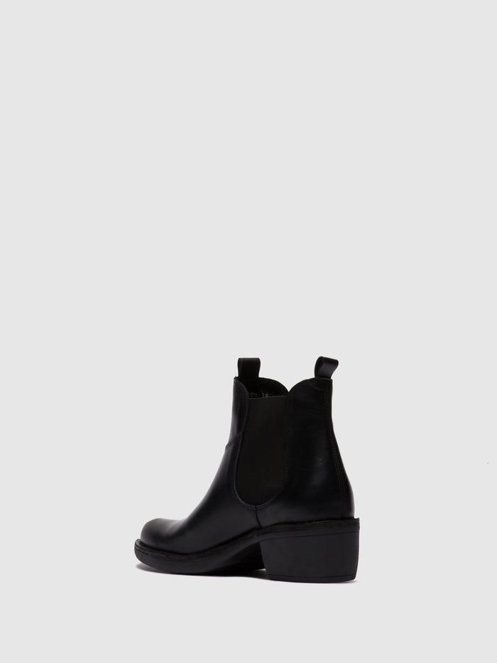 Flowfold Chelsea Ankle Boots MEME030FLY RUG BLACK