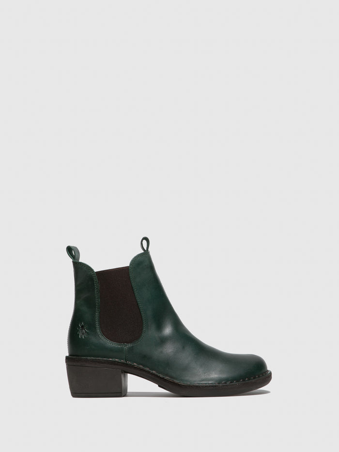 flowfold Chelsea Ankle Boots MEME030FLY RUG PETROL