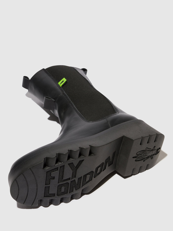 Flowfold Chelsea Ankle Boots MIDE904FLY BLACK