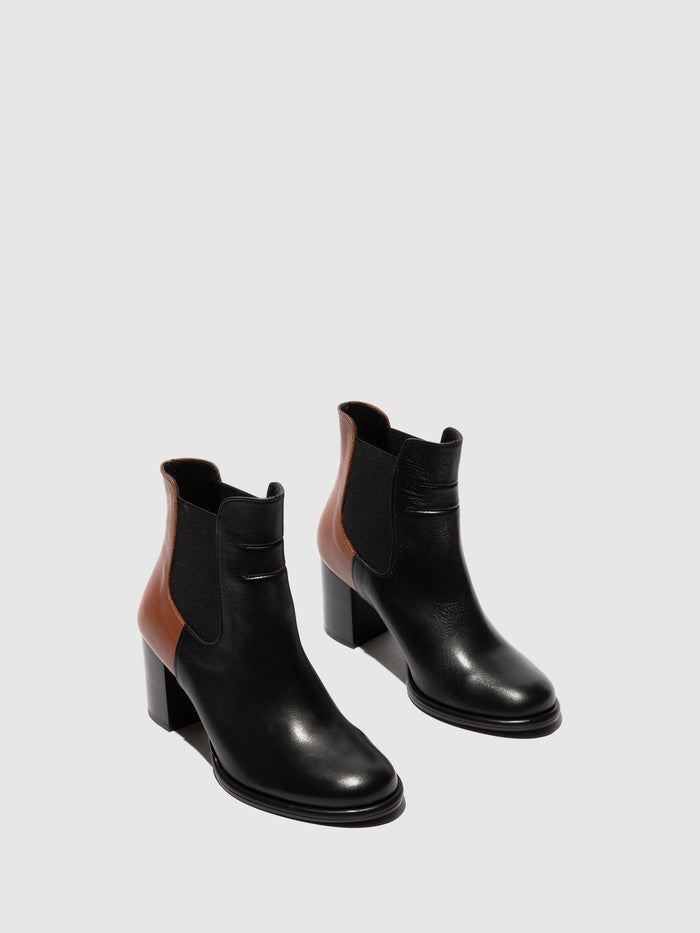 Flowfold Chelsea Ankle Boots MUXE358FLY BLACK/TAN