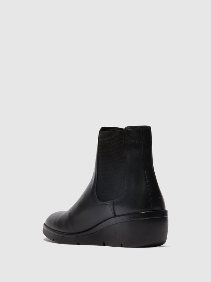 Flowfold Chelsea Ankle Boots NOLA549FLY BLACK