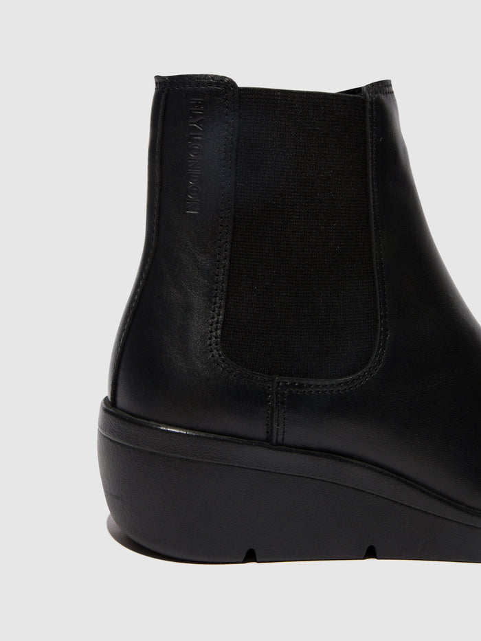 Flowfold Chelsea Ankle Boots NOLA549FLY BLACK