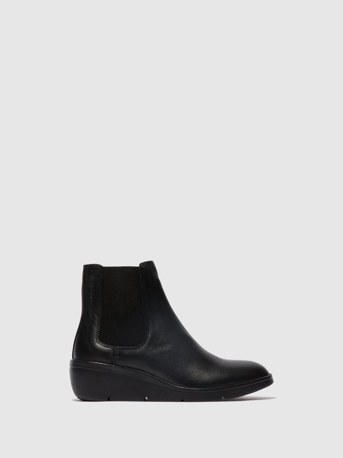 flowfold Chelsea Ankle Boots NOLA549FLY BLACK