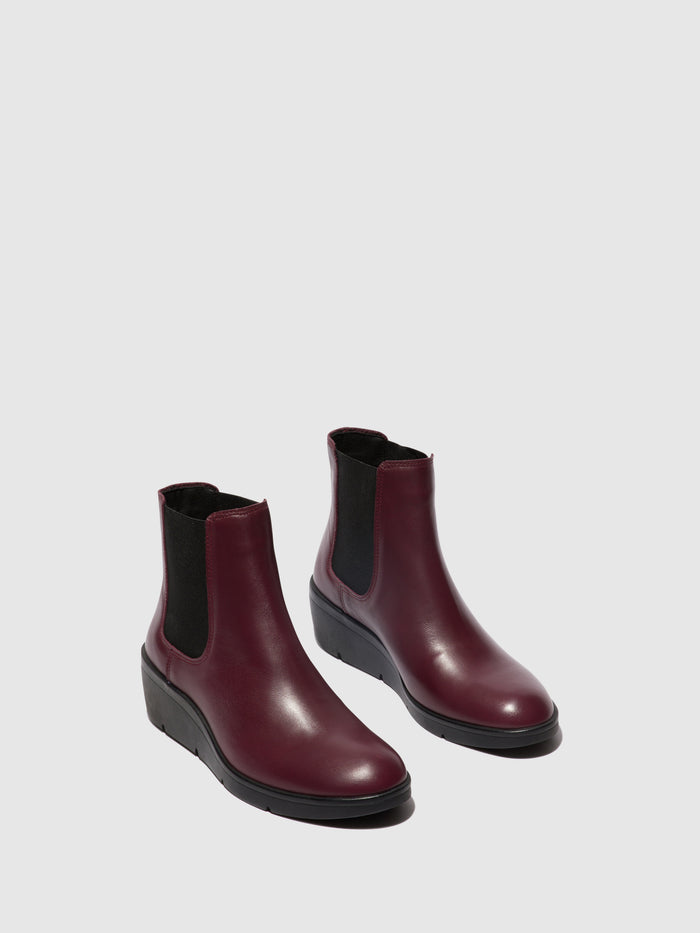 Flowfold Chelsea Ankle Boots NOLA549FLY BORDEAUX