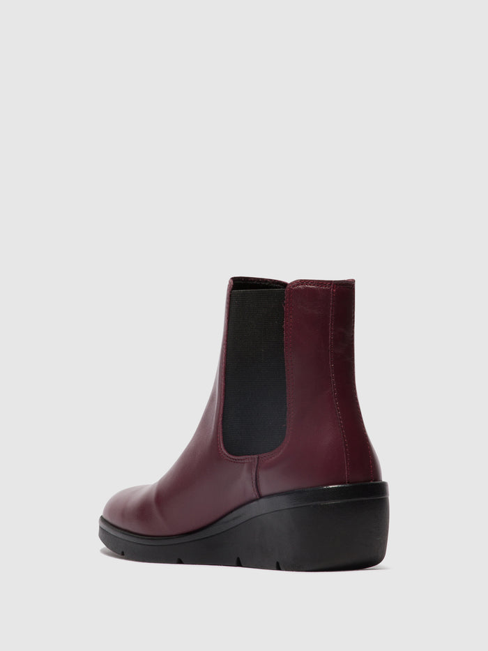 Flowfold Chelsea Ankle Boots NOLA549FLY BORDEAUX