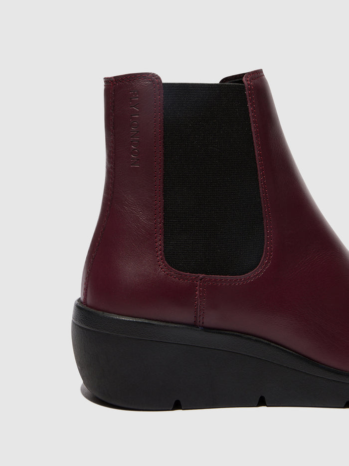 Flowfold Chelsea Ankle Boots NOLA549FLY BORDEAUX