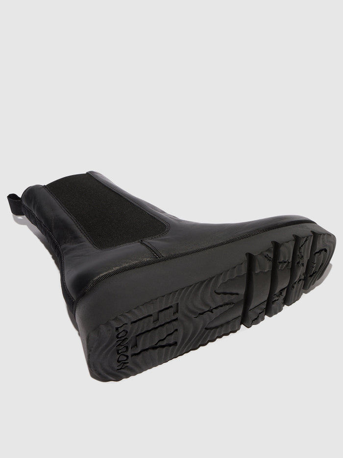 Flowfold Chelsea Ankle Boots PATY405FLY BLACK