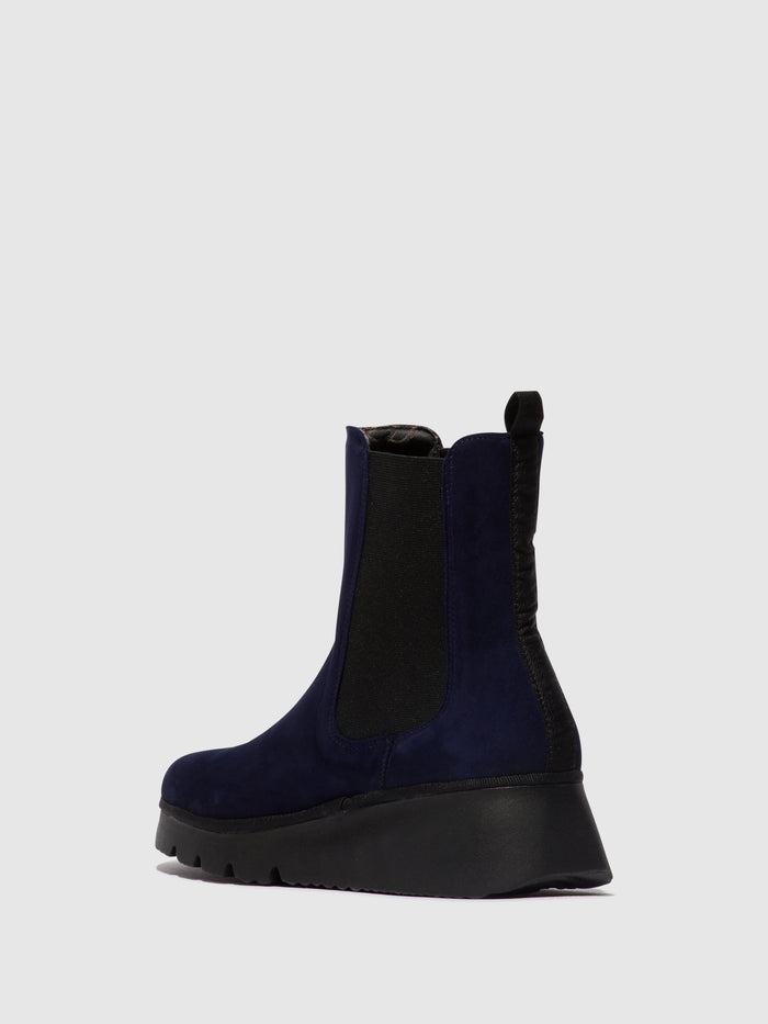 Flowfold Chelsea Ankle Boots PATY405FLY NAVY