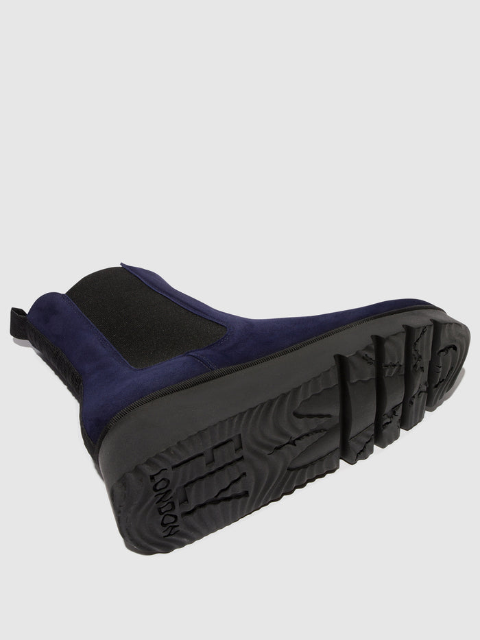 Flowfold Chelsea Ankle Boots PATY405FLY NAVY