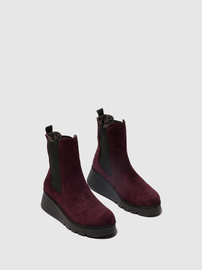 Flowfold Chelsea Ankle Boots PATY405FLY WINE