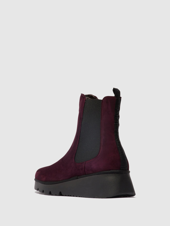 Flowfold Chelsea Ankle Boots PATY405FLY WINE