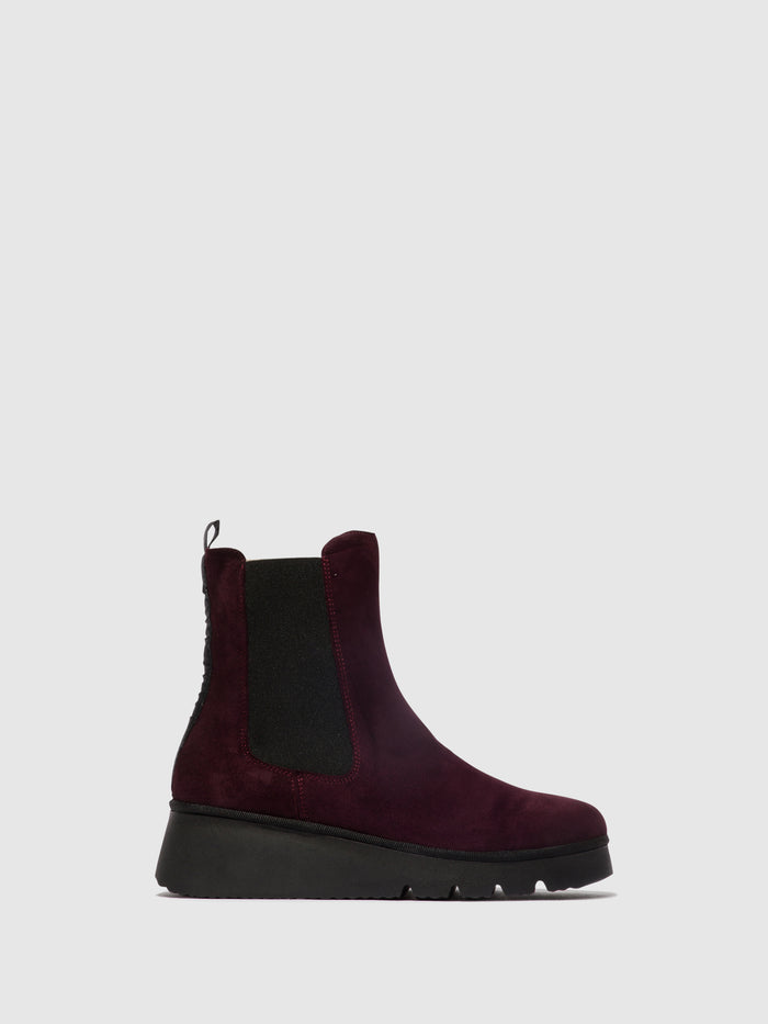 flowfold Chelsea Ankle Boots PATY405FLY WINE