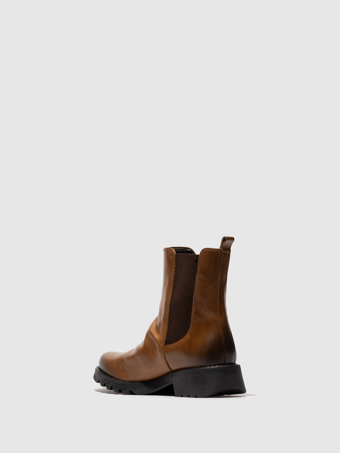 Flowfold Chelsea Ankle Boots RAFY332FLY CAMEL