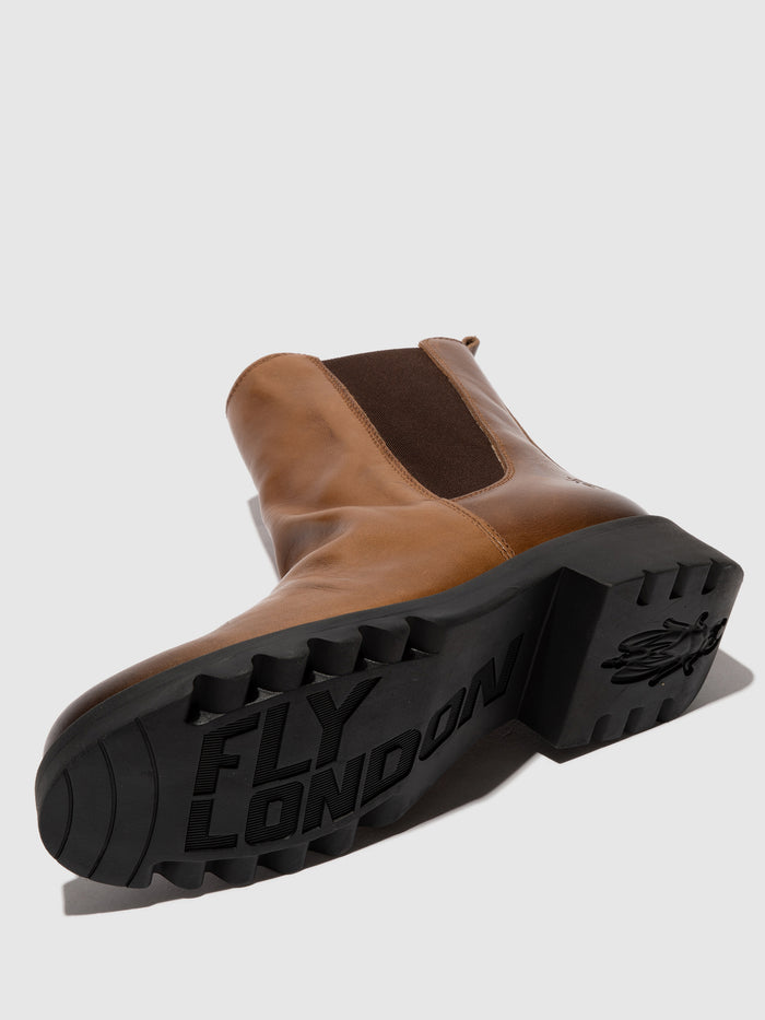 Flowfold Chelsea Ankle Boots RAFY332FLY CAMEL