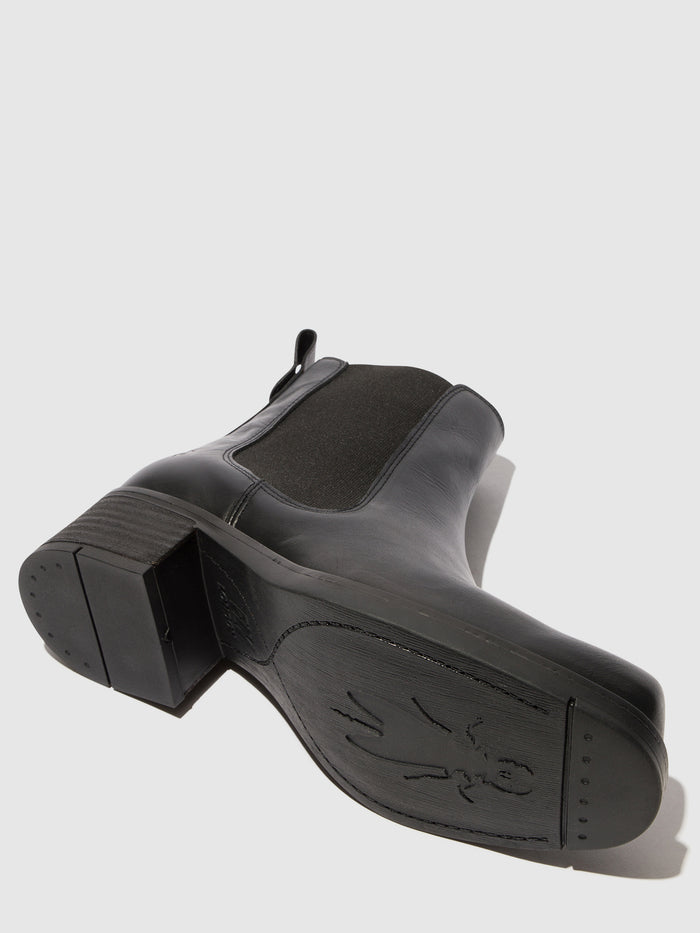 Flowfold Chelsea Ankle Boots RANA005FLY BLACK