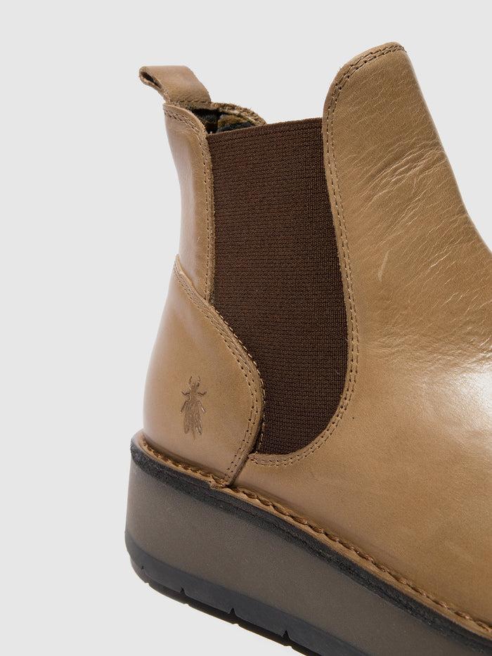 Flowfold Chelsea Ankle Boots RAWI131FLY TAUPE