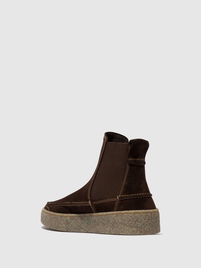 Flowfold Chelsea Ankle Boots ROOP541FLY MOCCA
