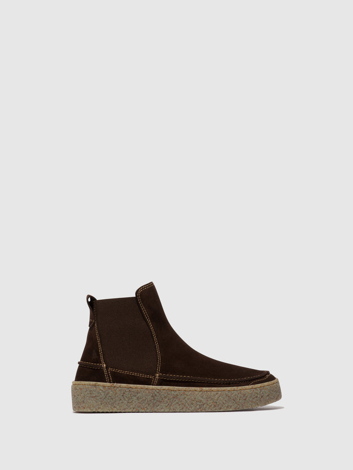 flowfold Chelsea Ankle Boots ROOP541FLY MOCCA