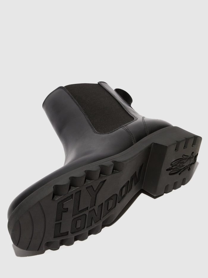 Flowfold Chelsea Ankle Boots ROPE978FLY BLACK