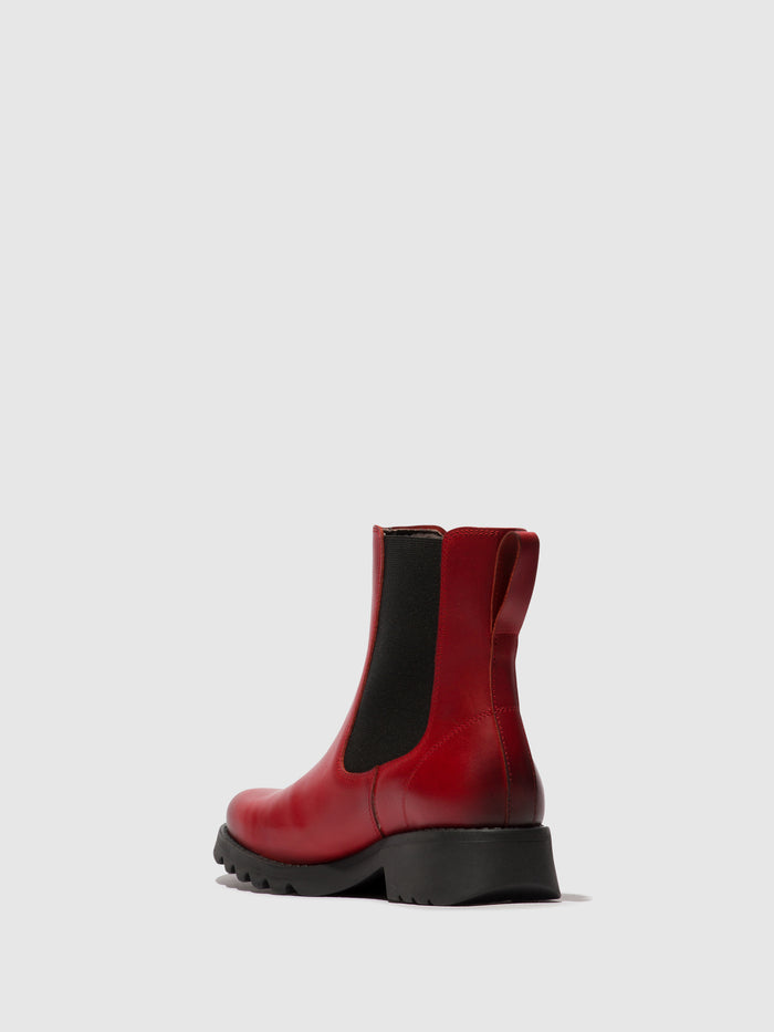 Flowfold Chelsea Ankle Boots ROPE978FLY RED