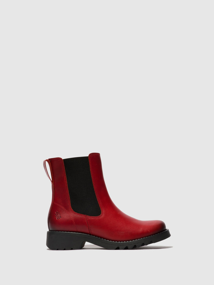 flowfold Chelsea Ankle Boots ROPE978FLY RED