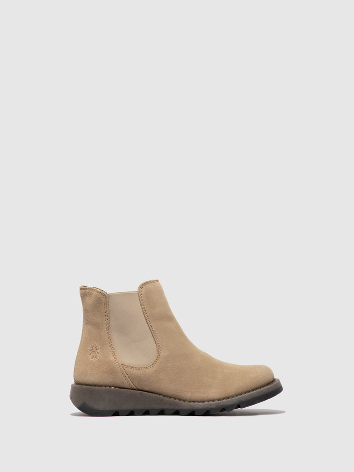 flowfold Chelsea Ankle Boots SALV BISCUIT
