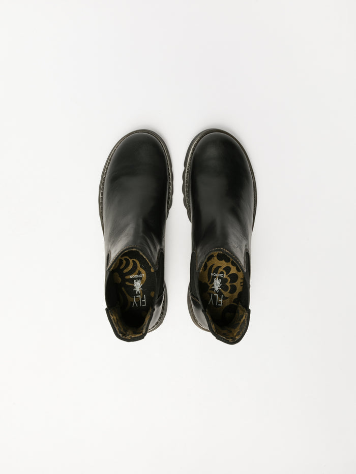 Flowfold Chelsea Ankle Boots SALV BLACK