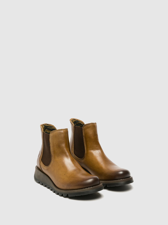 Flowfold Chelsea Ankle Boots SALV CAMEL